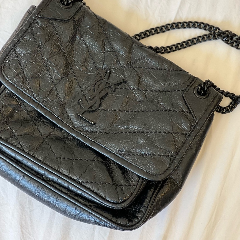 Ysl Saint Laurent black Niki Bag